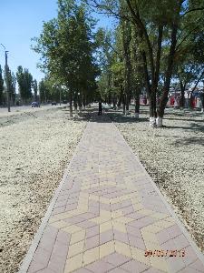 Укладка тротуарной плитки в Новочеркасске P5300012.JPG